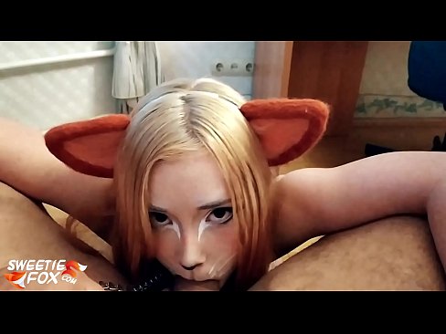 ❤️ Kitsune swallow dick and cum in her mouth ️ Quality porn at us ️❤